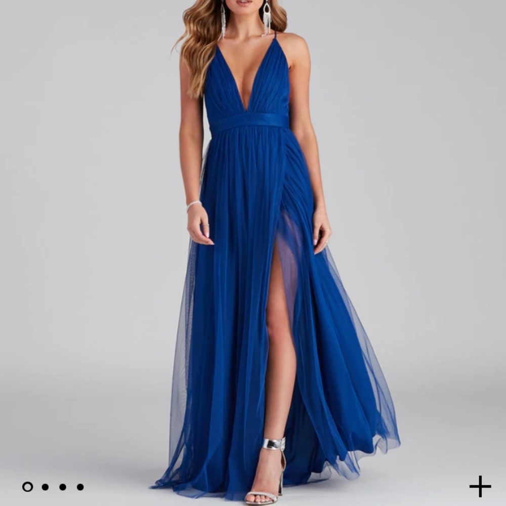 Windsor Shay A-Line Tulle Formal Dress